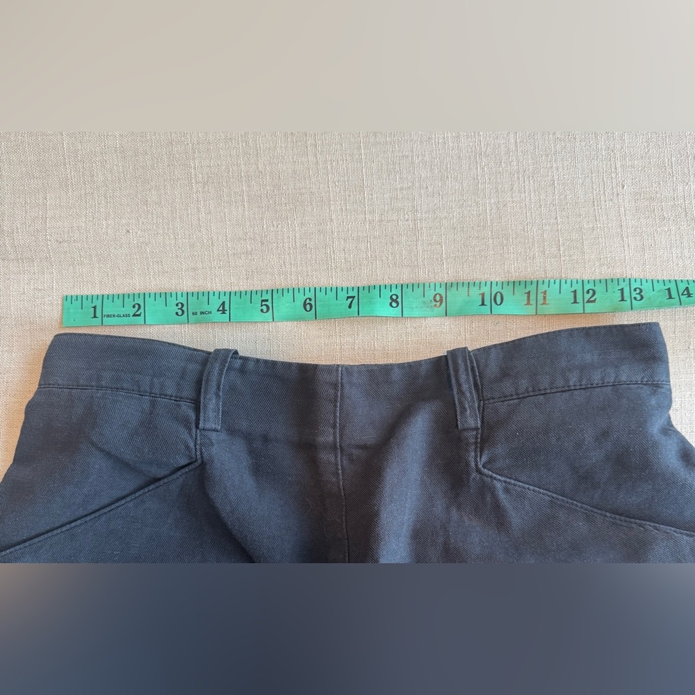 TOAST Women's Alix Italian Cotton Linen Pants Navy Blue Size 8 - Picture 8 of 10